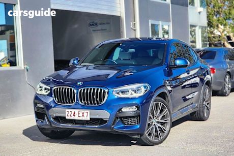 Blue 2019 BMW X4 Coupe Xdrive 30I M Sport