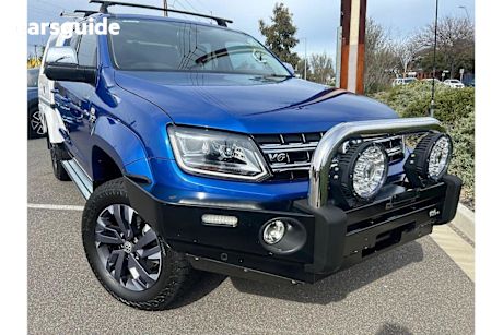 Blue 2020 Volkswagen Amarok Ute Tray TDI580 HIGHLINE 4X4