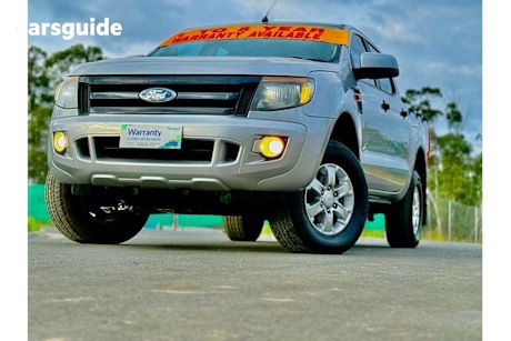 Silver 2013 Ford Ranger Dual Cab Utility Xls (4X4)