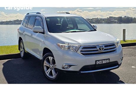White 2012 Toyota Kluger SUV KX-S 4WD