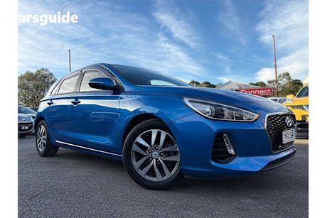 Blue 2017 Hyundai I30 Hatchback Active