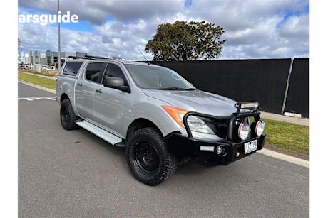 Silver 2014 Mazda BT-50 Dual Cab Utility Xt (4X4)