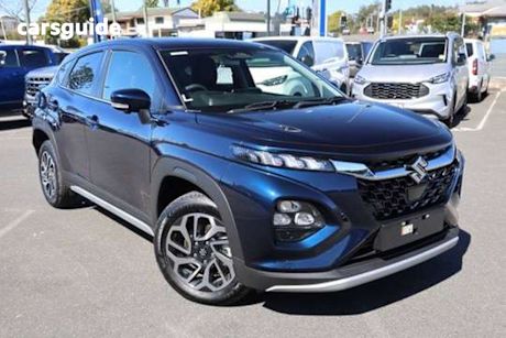 Blue 2025 Suzuki Fronx SUV HYBRID GLX F