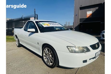 White 2004 Holden Commodore Utility S