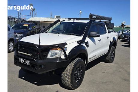 White 2012 Ford Ranger Crew Cab Utility Wildtrak 3.2 (4X4)