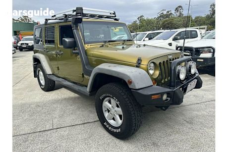 Green 2007 Jeep Wrangler Softtop Unlimited Sport (4X4)