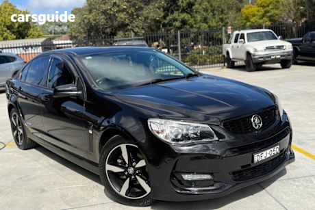 Black 2016 Holden Commodore Sedan Sv6