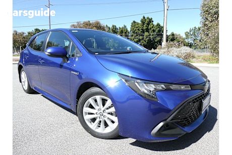 Blue 2023 Toyota Corolla Hatchback Ascent Sport Hybrid