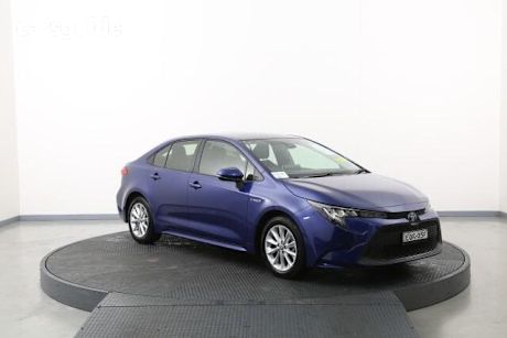 Blue 2021 Toyota Corolla Sedan Ascent Sport (hybrid)