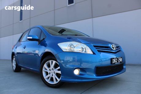 Blue 2012 Toyota Corolla Hatchback Ascent Sport