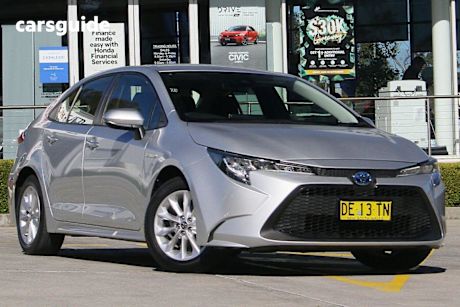 Silver 2022 Toyota Corolla Sedan ASCENT SPORT HYBRID F