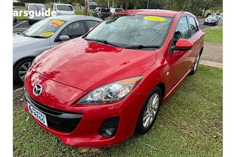 Red 2012 Mazda 3 Hatchback Neo