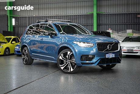 Blue 2020 Volvo XC90 SUV T8 R-DESIGN 4X4