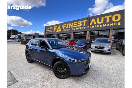 Blue 2022 Mazda CX-5 Wagon Gt Sp (Awd)