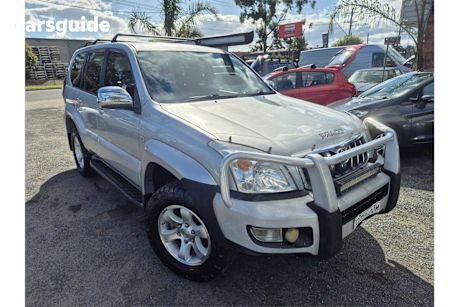 Silver 2003 Toyota Landcruiser Prado Wagon Gxl (4X4)