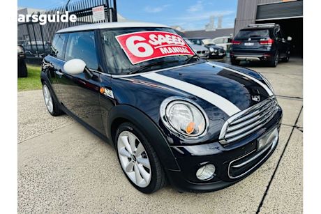Blue 2013 Mini Cooper Hatchback