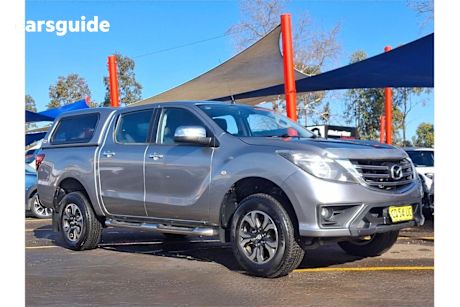 Silver 2018 Mazda BT-50 Dual Cab Utility Xtr (4X2)