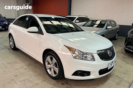 White 2013 Holden Cruze Sedan Cd