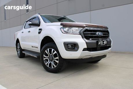 White 2019 Ford Ranger Double Cab Pick Up Wildtrak 3.2 (4X4)