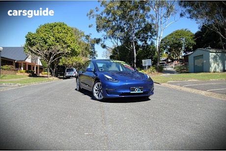 Blue 2022 Tesla Model 3 Sedan LONG RANGE 4WD