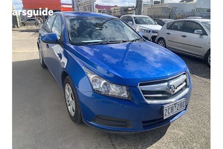 Blue 2009 Holden Cruze Sedan CD F