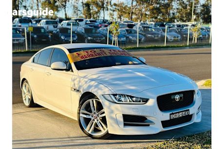 White 2016 Jaguar XE Sedan 20D R-Sport