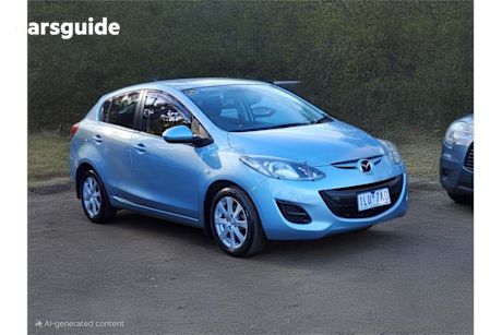 Blue 2010 Mazda Mazda2 Sedan MAXX F