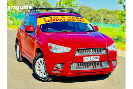 Red 2012 Mitsubishi ASX Wagon (2Wd)