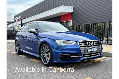 Blue 2015 Audi S3 Hatchback Sportback 2.0 Tfsi Quattro