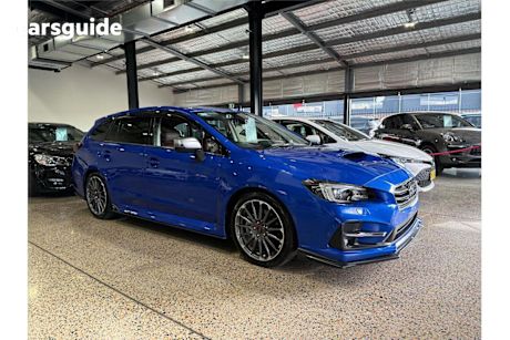 Blue 2017 Subaru Levorg Wagon 2.0 Sti Sport