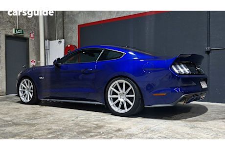 Blue 2016 Ford Mustang Coupe Fastback Gt 5.0 V8