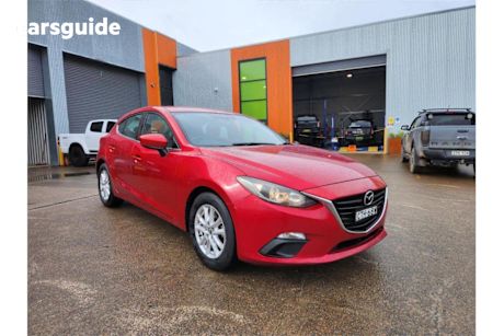 Red 2014 Mazda 3 Hatchback Maxx