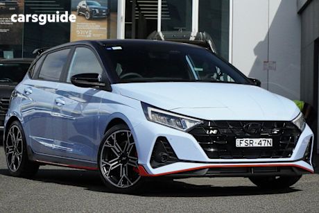 Blue 2024 Hyundai I20 Hatchback N TTR