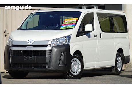 White 2020 Toyota HiAce Van Lwb