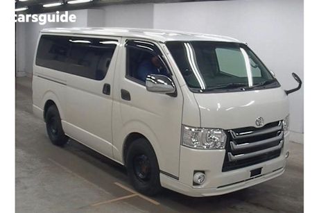 White 2015 Toyota HiAce Commercial VAN 5D LONG DX GL PACKAGE