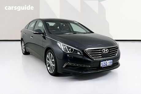 Grey 2017 Hyundai Sonata Sedan Premium