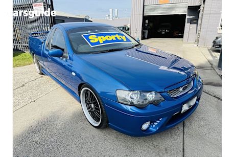 Blue 2007 Ford Falcon Utility Xr6 (Lpg) Craig Lowndes