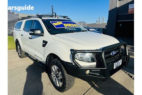 White 2014 Ford Ranger Crew Cab Utility Wildtrak 3.2 (4X4)