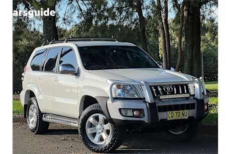 White 2004 Toyota Landcruiser Prado Wagon GXL 4X4