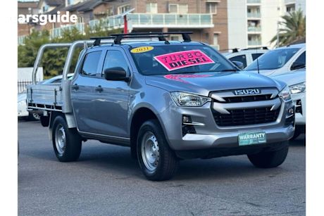 Silver 2021 Isuzu D-MAX Crew Cab Chassis Sx (4X2)