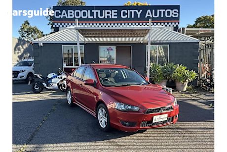 Red 2008 Mitsubishi Lancer Sedan Es