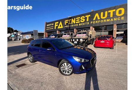 Blue 2018 Hyundai I30 Hatchback Active