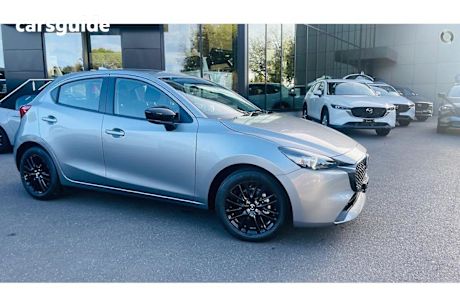 Black 2025 Mazda Mazda2 Hatchback G15 Evolve