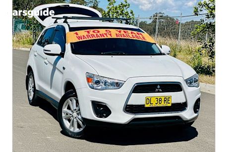 White 2013 Mitsubishi ASX Wagon Aspire (2Wd)