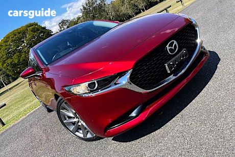 Red 2019 Mazda 3 Sedan G25 Gt