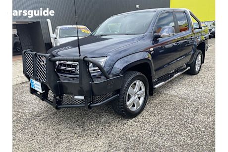 Blue 2018 Volkswagen Amarok Dual Cab Utility V6 Tdi 550 Highline