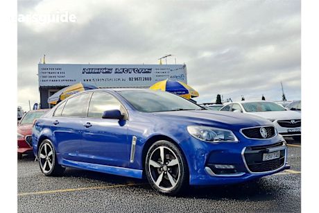 Blue 2017 Holden Commodore Sedan SV6