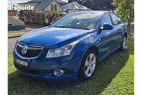 Blue 2013 Holden Cruze Sedan Equipe