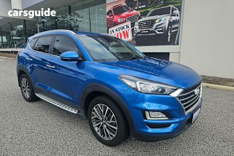 Blue 2018 Hyundai Tucson Wagon Elite Crdi (Awd)