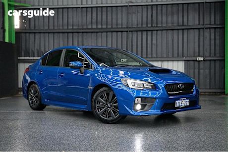 Blue 2014 Subaru WRX Sedan 4WD